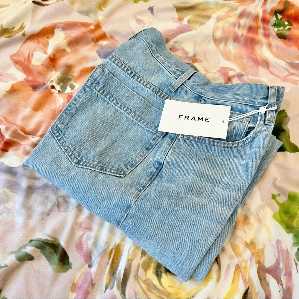 FRAME GENOA HIGH RISE BAGGY POCKET JEAN - Picture 3 of 8